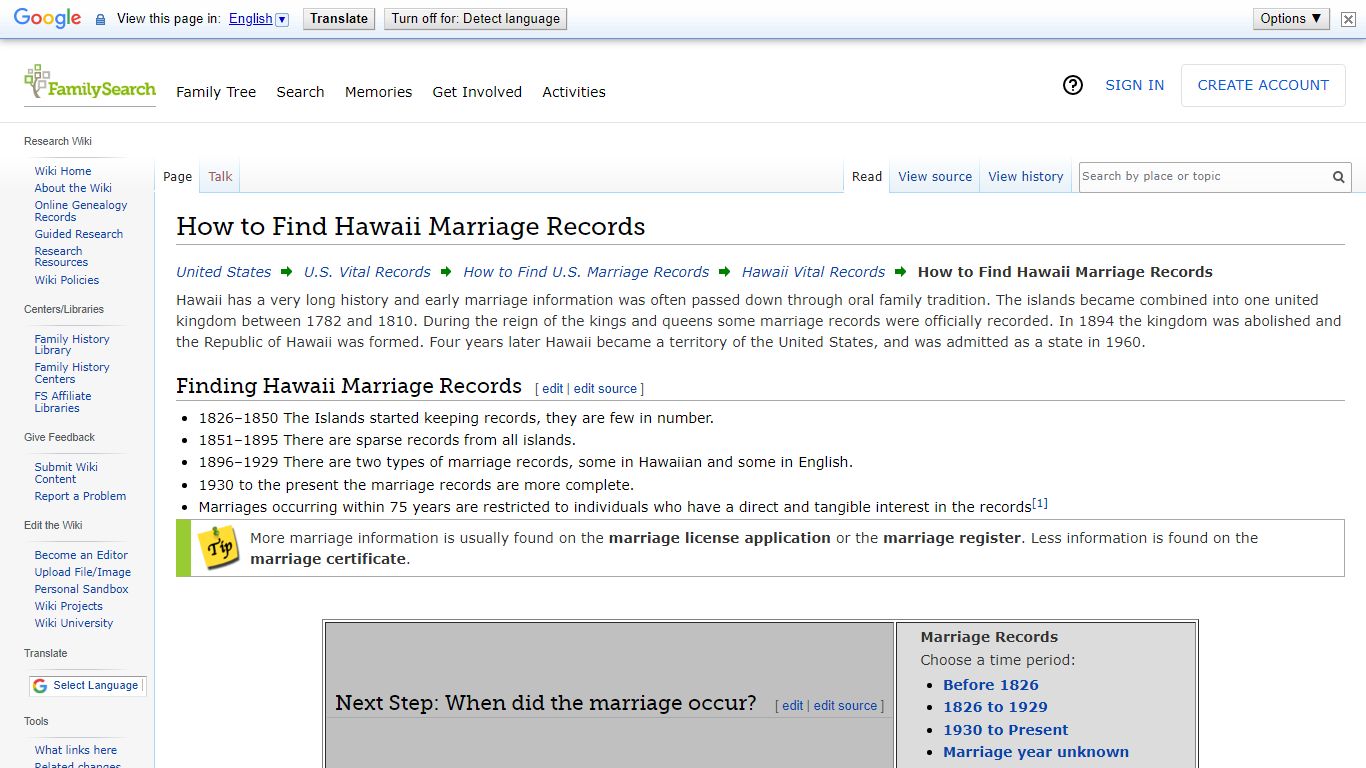 How to Find Hawaii Marriage Records • FamilySearch